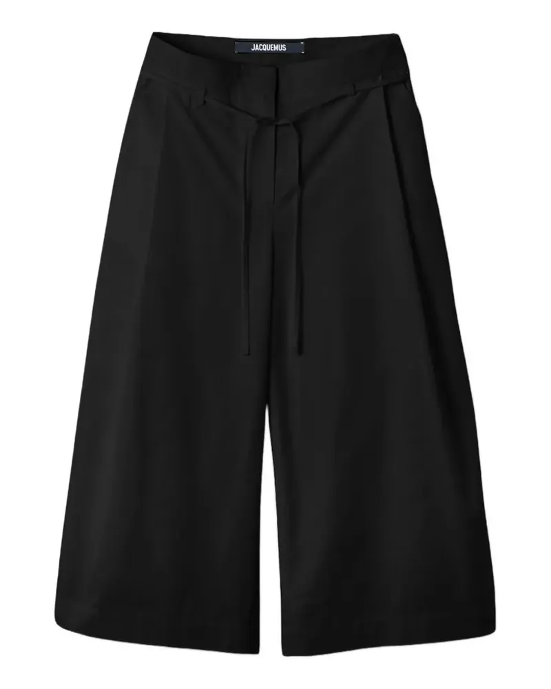 Jacquemus Marin Shorts mit Kordelzug - Schwarz Schwarz
