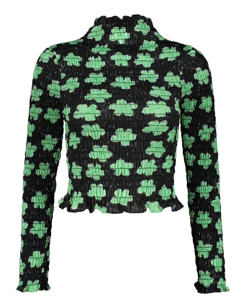 Amy Crookes Oberteil mit Print - Schwarz Schwarz