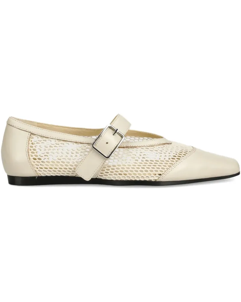 Vagabond Delia Ballerinas aus Mesh mit Schnallenverschluss - Nude Nude