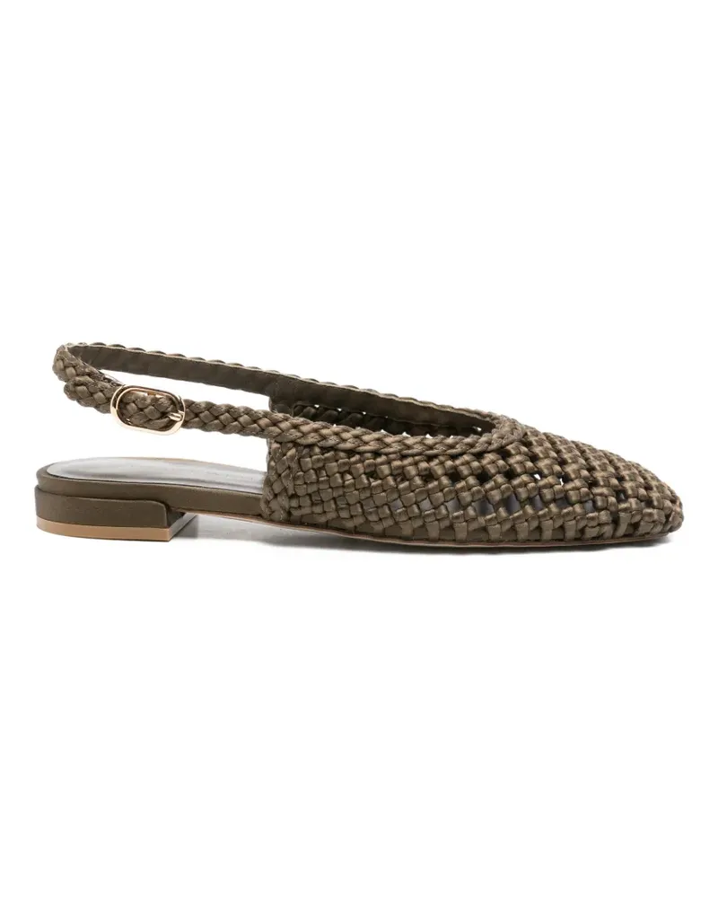 Stuart Weitzman slingback flat pumps - Grün Grün