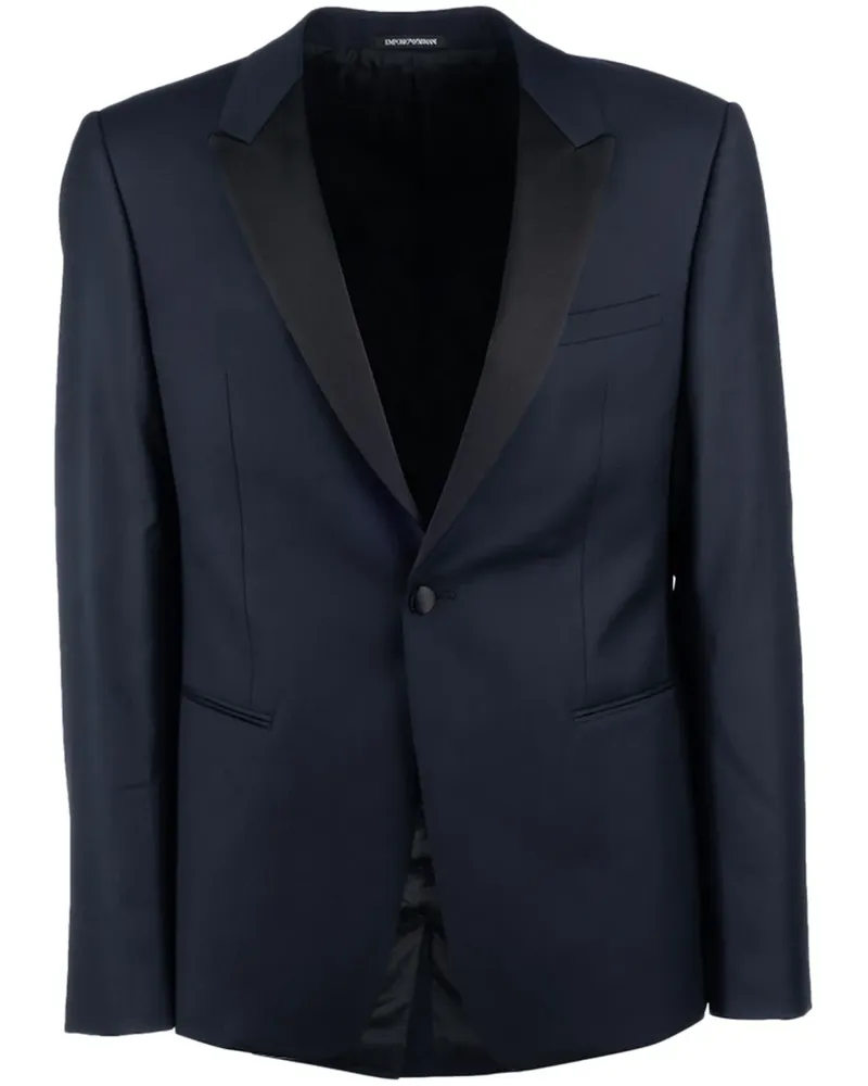 Emporio Armani Klassisches Sakko - Blau Blau