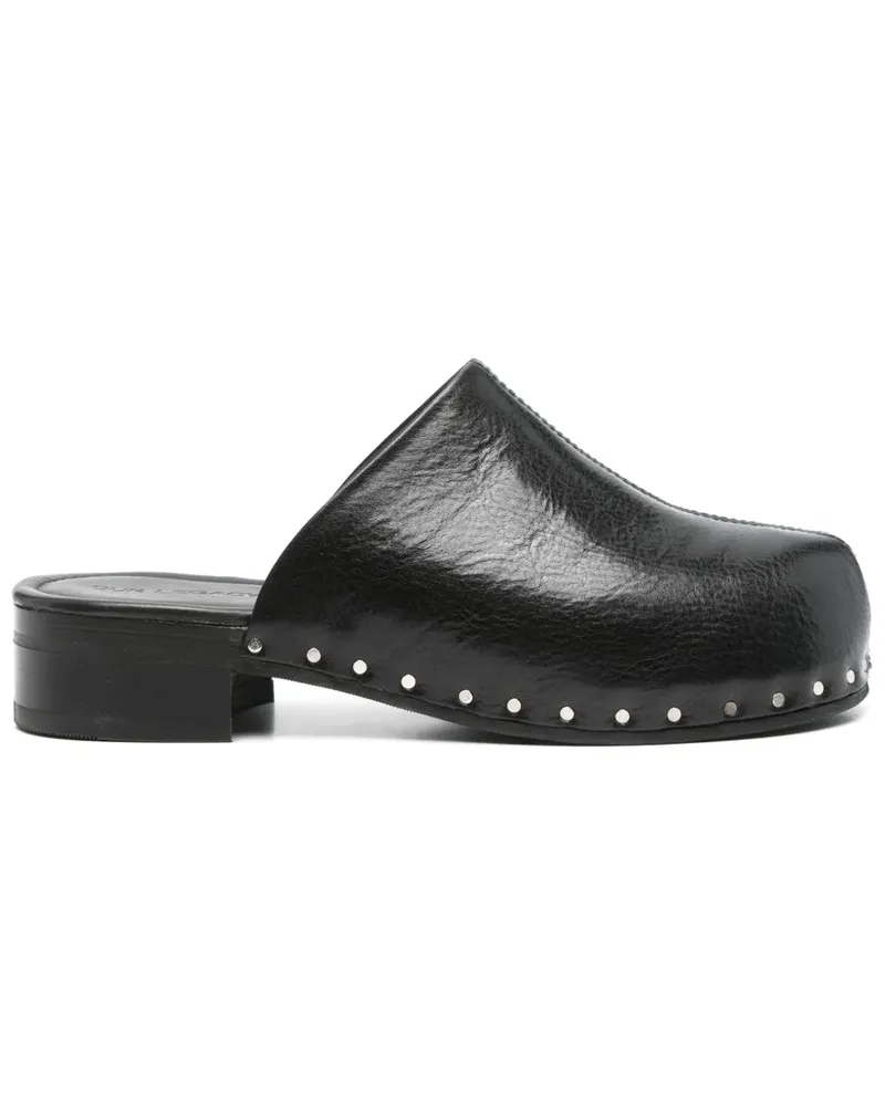 Our Legacy Naoto Clogs - Schwarz Schwarz