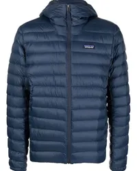 Patagonia Daunenjacke mit Kapuze Blau