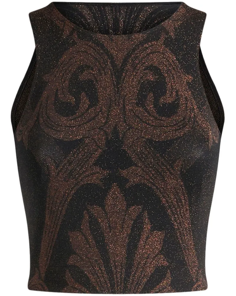 Etro Tanktop mit Metallic-Jacquard - Braun Braun