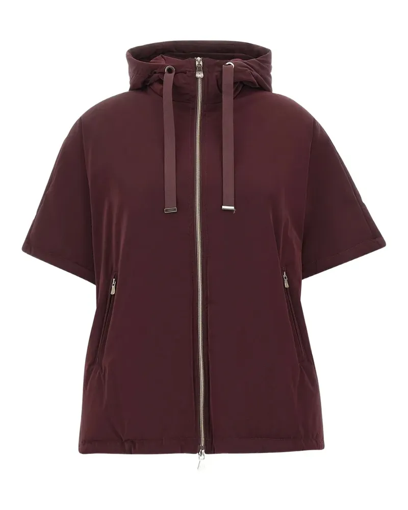 Elena Mirò short-sleeve hooded jacket - Rot Rot