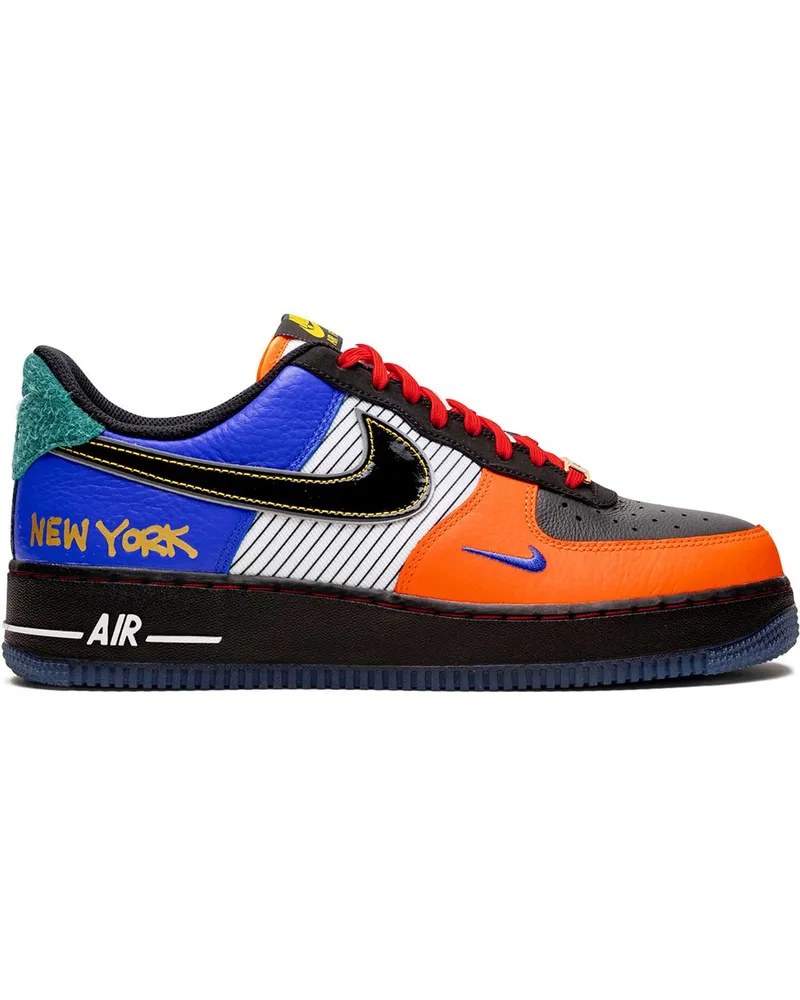 Nike Air Force 1 Low 07 What The NY' Sneakers - Schwarz Schwarz