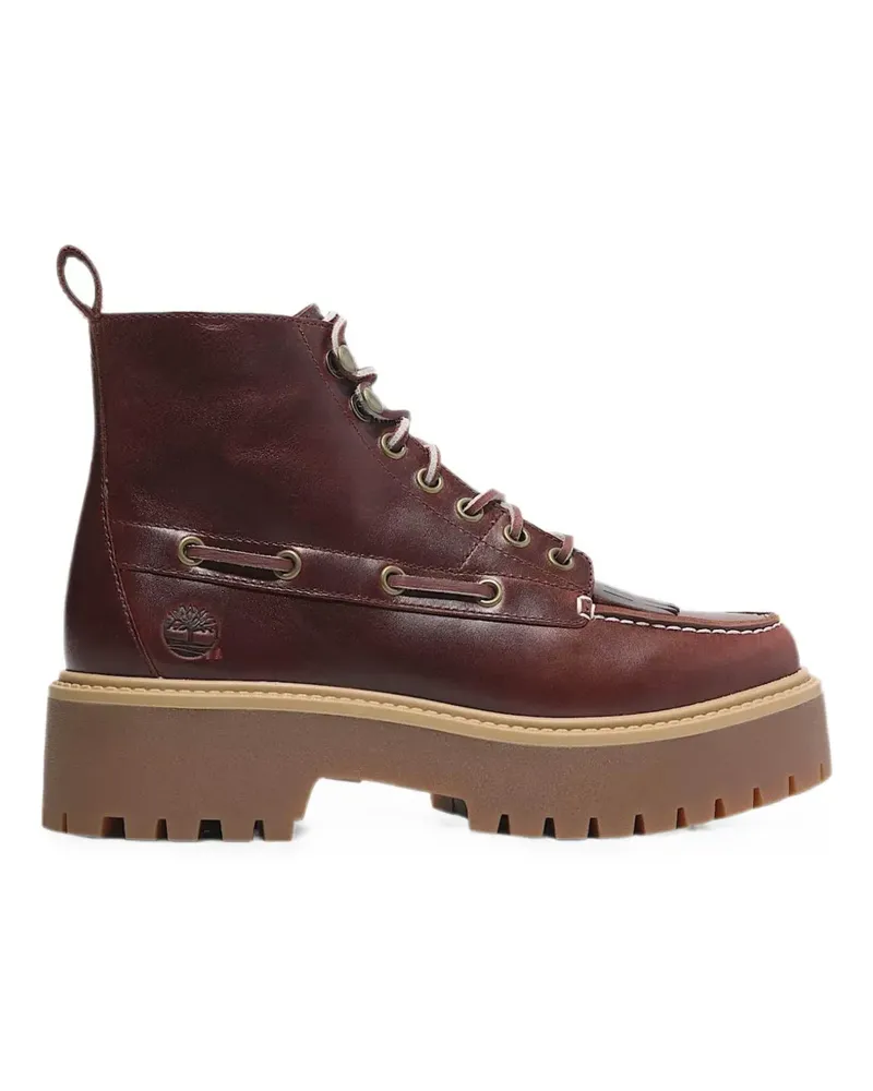 Timberland Kiltie stone street platform ankle boots - Rot Rot