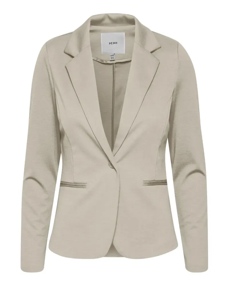 ICHI single-breasted notched-lapel blazer - Nude Nude