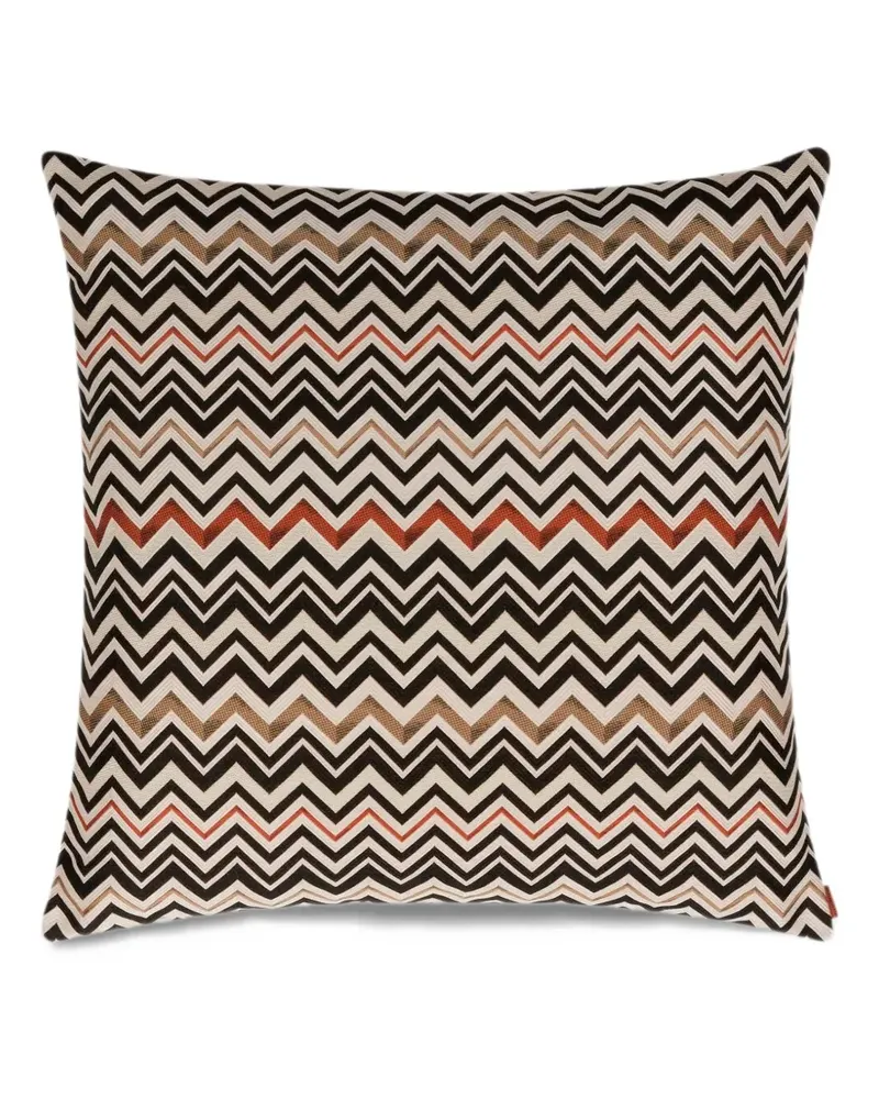 Missoni Home zigzag cushion - Schwarz Schwarz