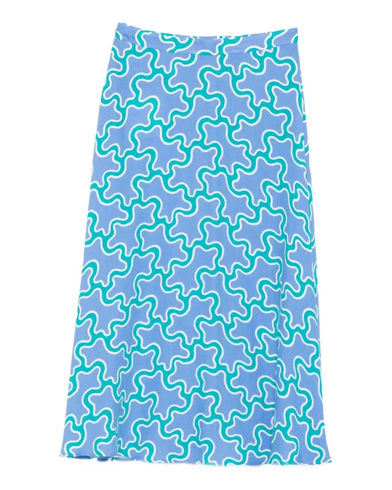 Diane von Furstenberg Florencia Midirock - Blau Blau