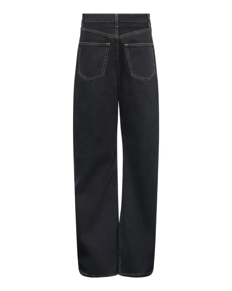 Maison Margiela Wide-Leg-Jeans - Schwarz Schwarz