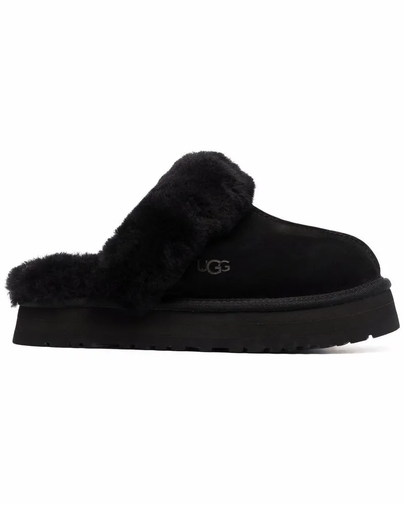 UGG Slipper mit Shearling-Futter Schwarz