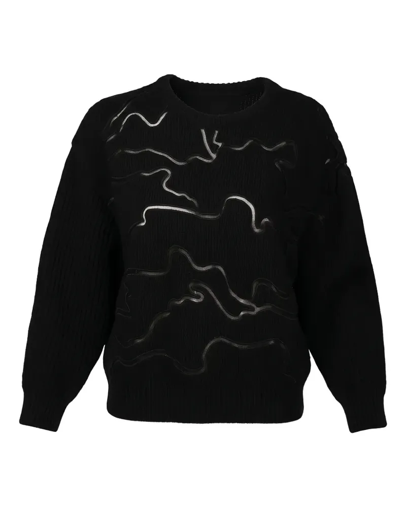 Valentino Garavani Pullover mit grafischem Print - Schwarz Schwarz