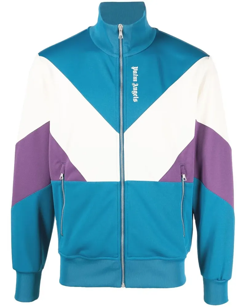 Palm Angels Sportjacke mit Farben - Blau Blau