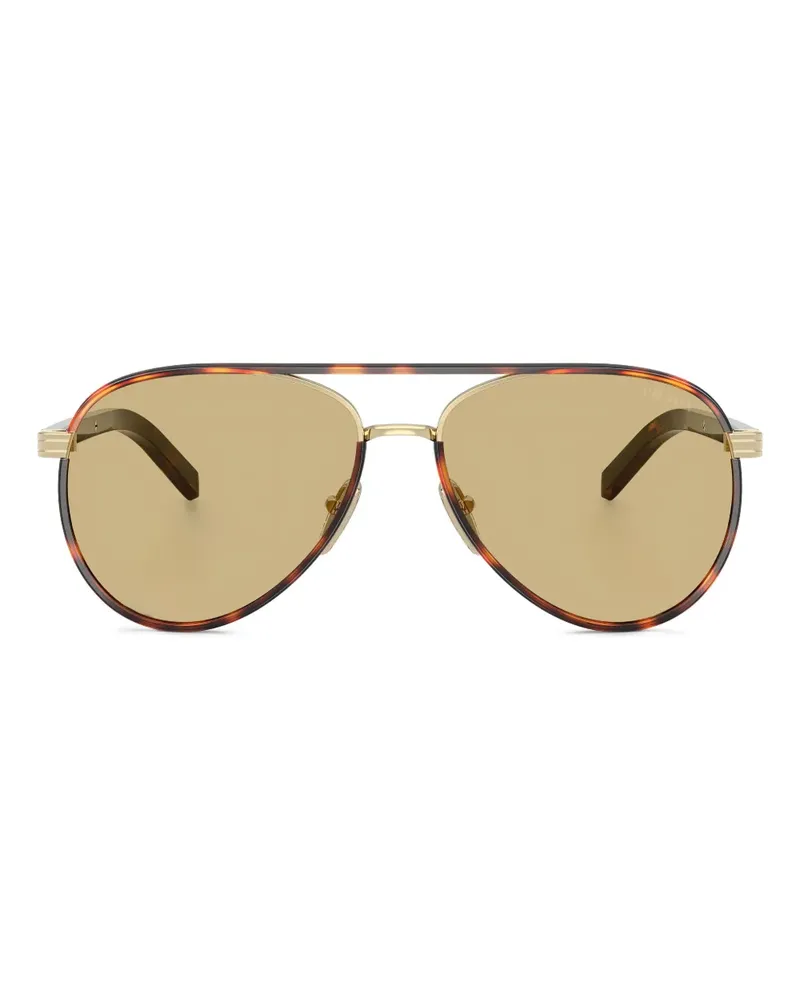 Prada Getönte Pilotenbrille - Braun Braun