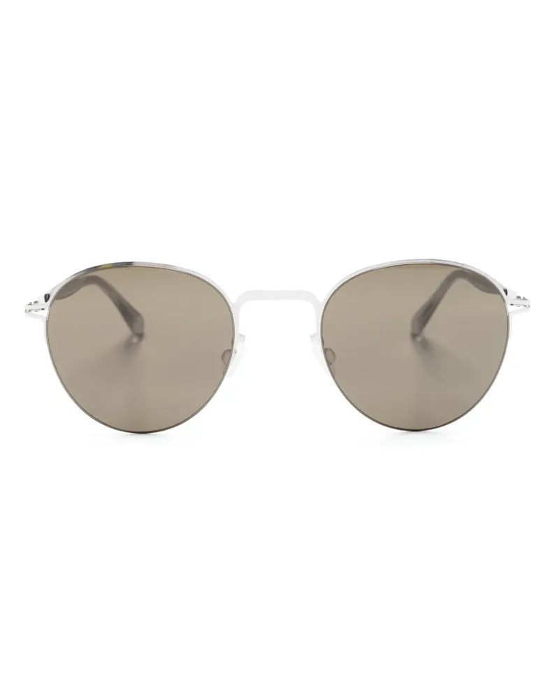 Mykita Tate Sonnenbrille mit rundem Gestell - Grau Grau