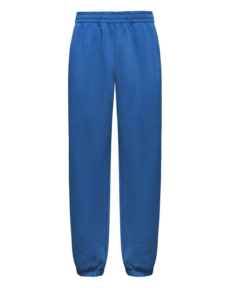 12 STOREEZ Jogginghose aus Frottee mit Stretchbund - Blau Blau