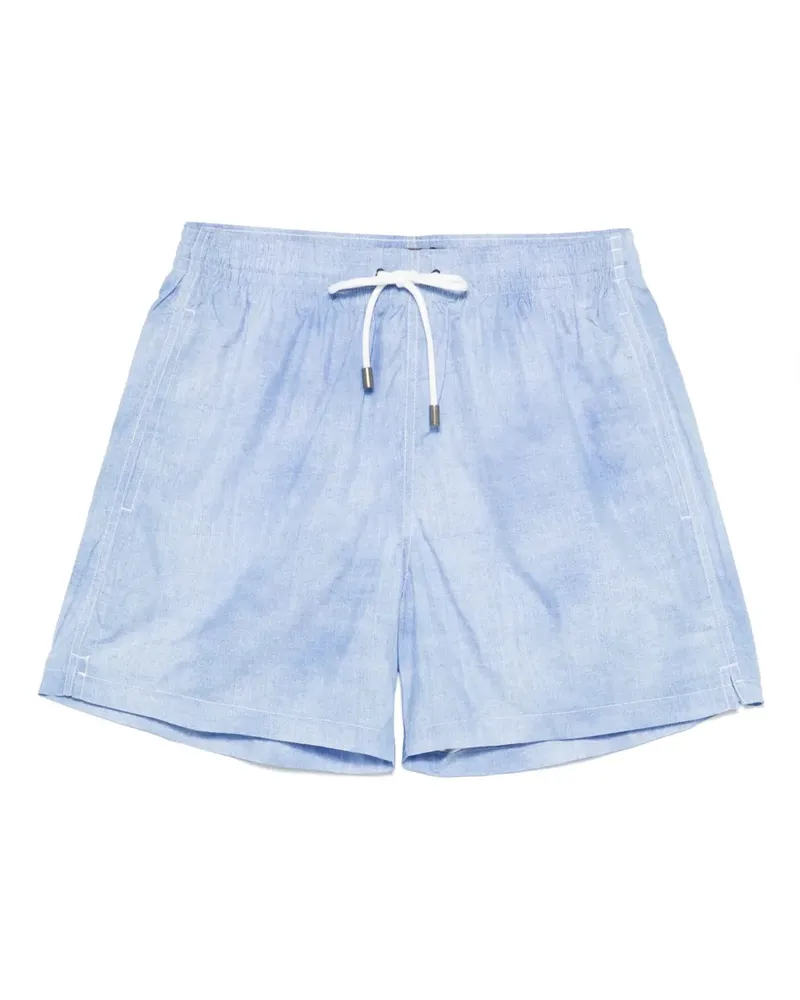 Canali Badeshorts mit Kordelzug - Blau Blau