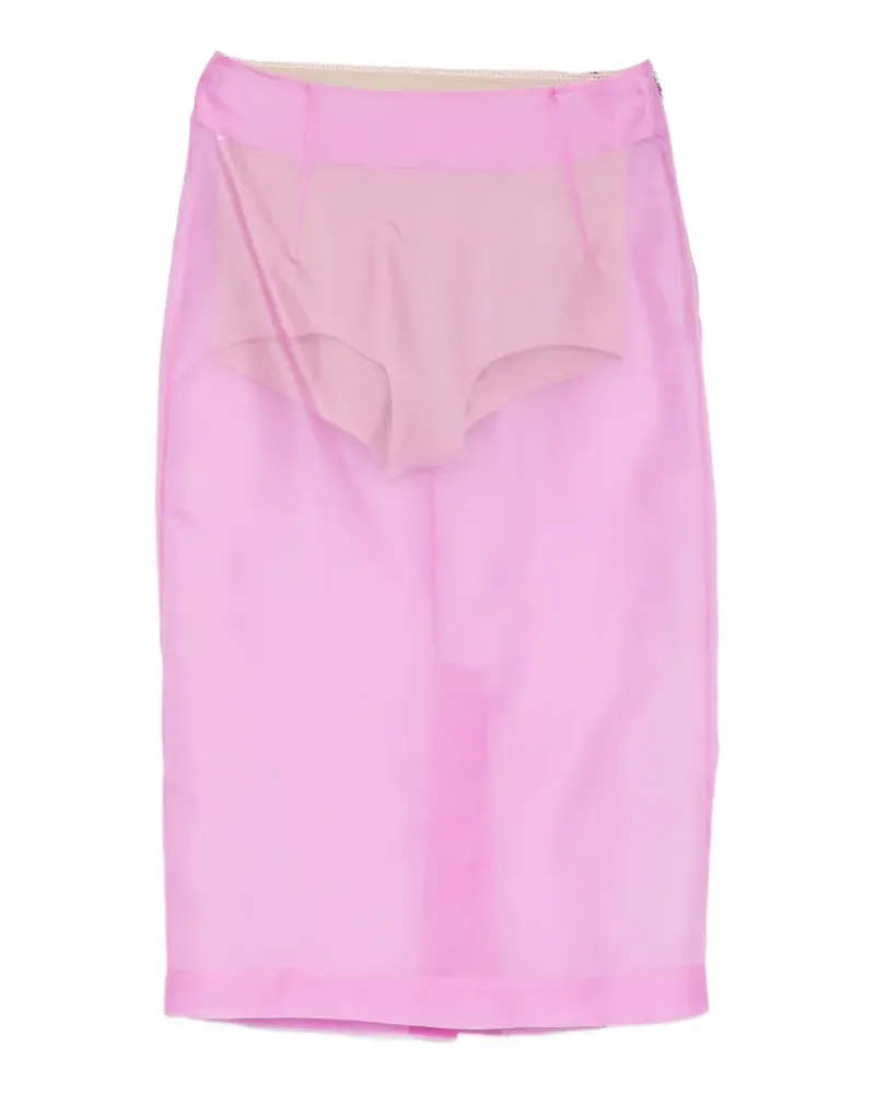 Patrizia Pepe organza skirt - Rosa Rosa