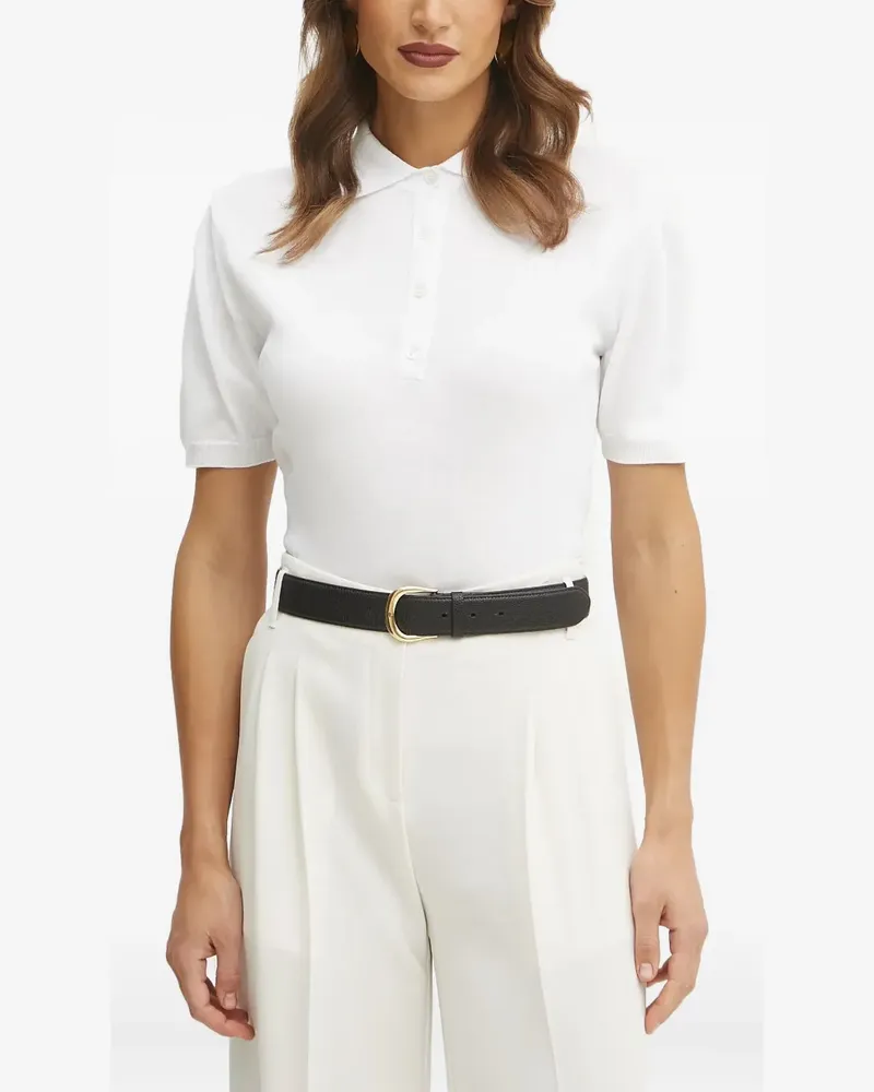 Luisa Spagnoli Continente Poloshirt - Weiß Weiß