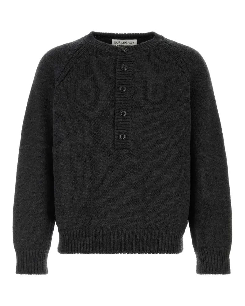Our Legacy Shore button-placket sweater - Grau Grau