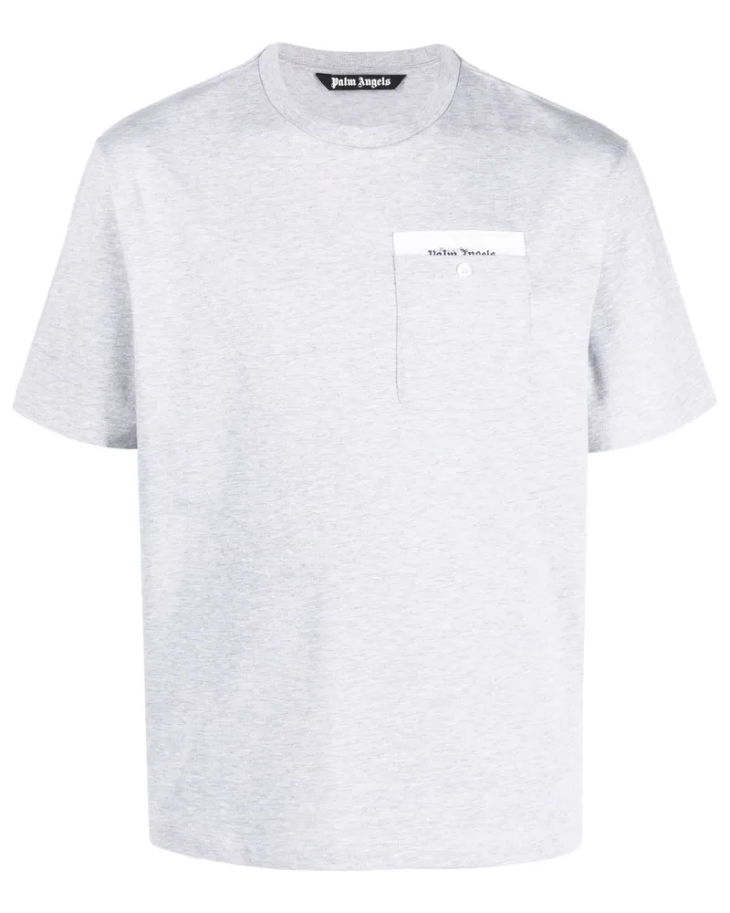Palm Angels T-Shirt mit Sartorial Tape - Grau Grau