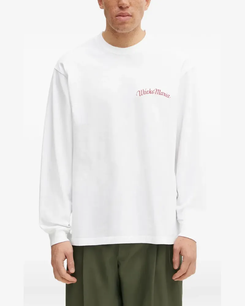 Wacko Maria long-sleeve sweatshirt - Weiß Weiß
