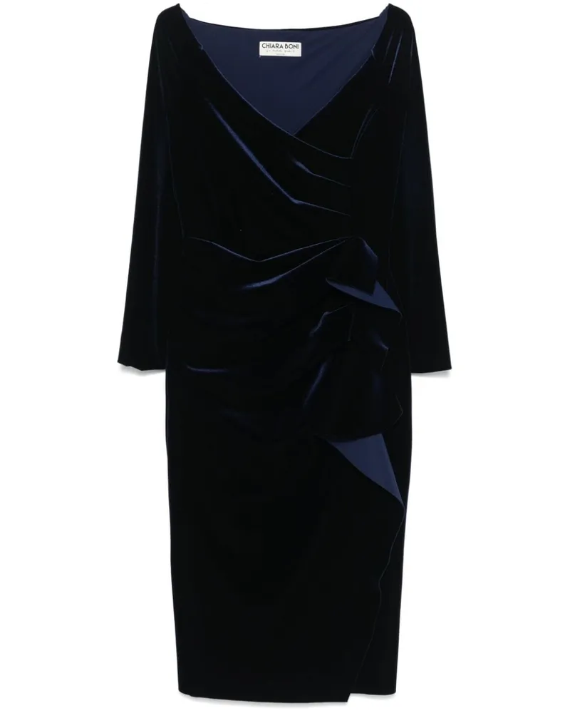 Chiara Boni Silveria Midikleid - Blau Blau