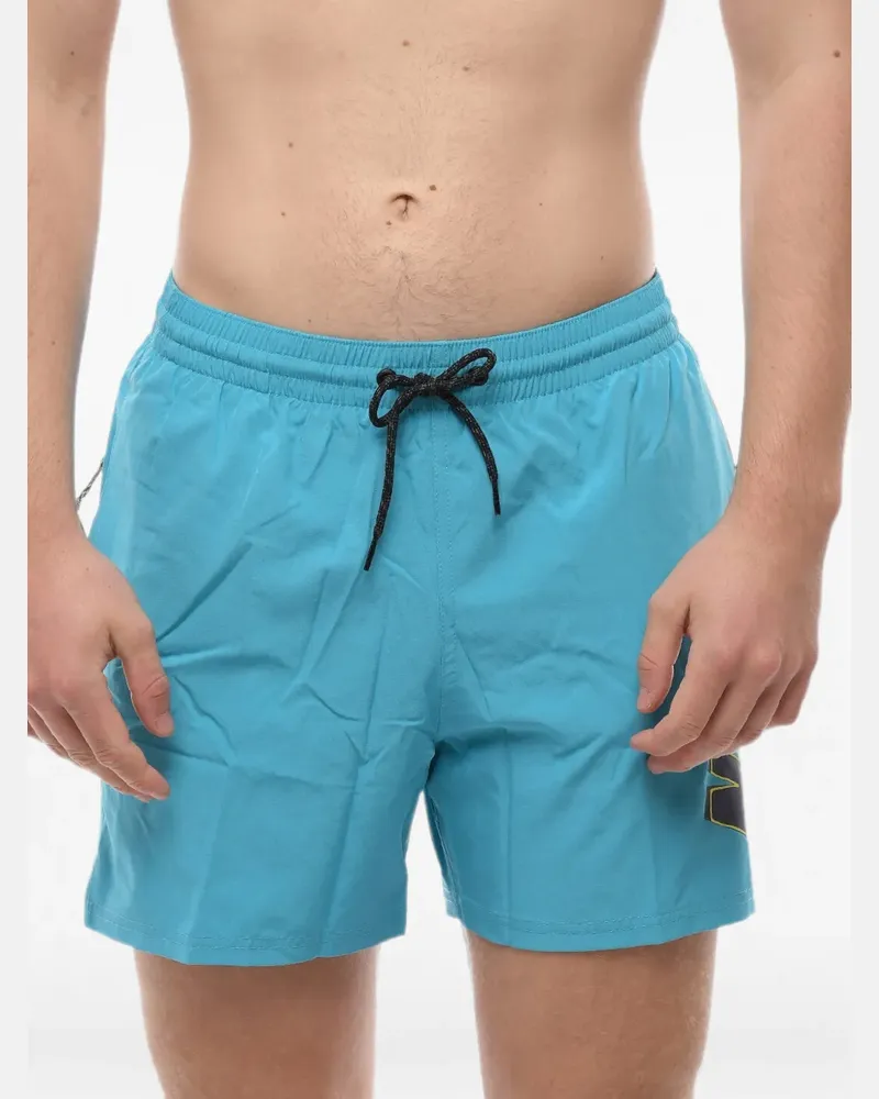 Nike Badehose mit Logo-Print - Blau Blau