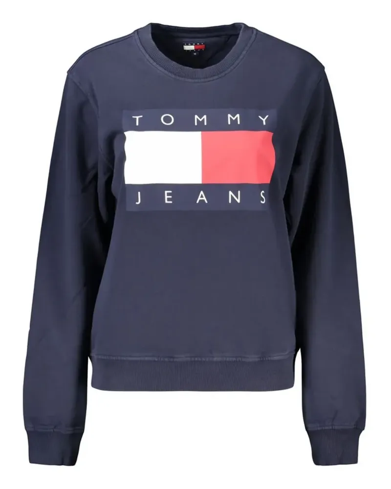 Tommy Hilfiger Sweatshirt mit Logo-Print - Blau Blau