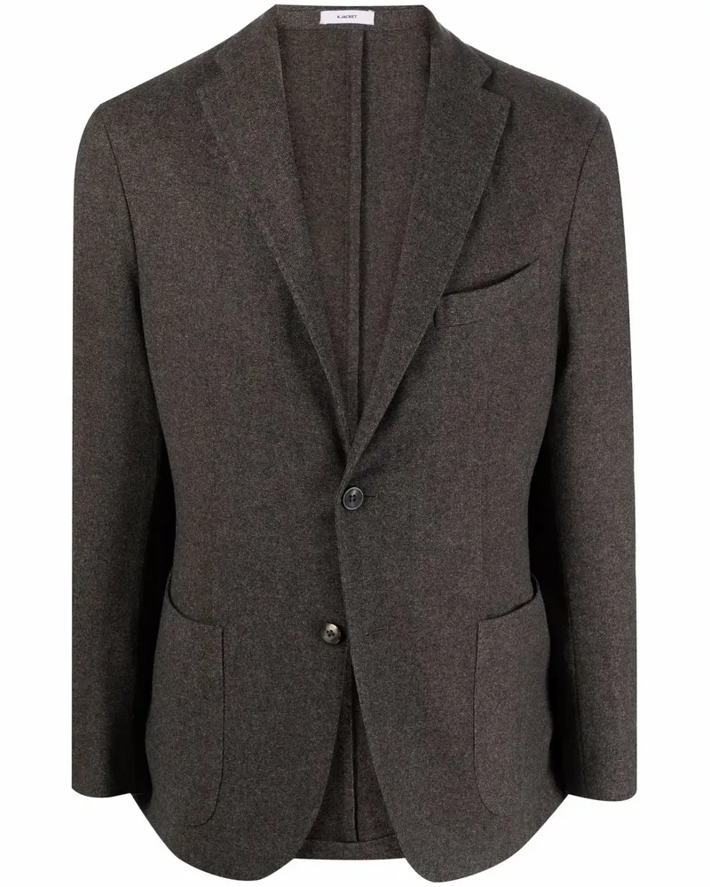 Boglioli K-Jacket einreihiges Jackett - Grau Grau