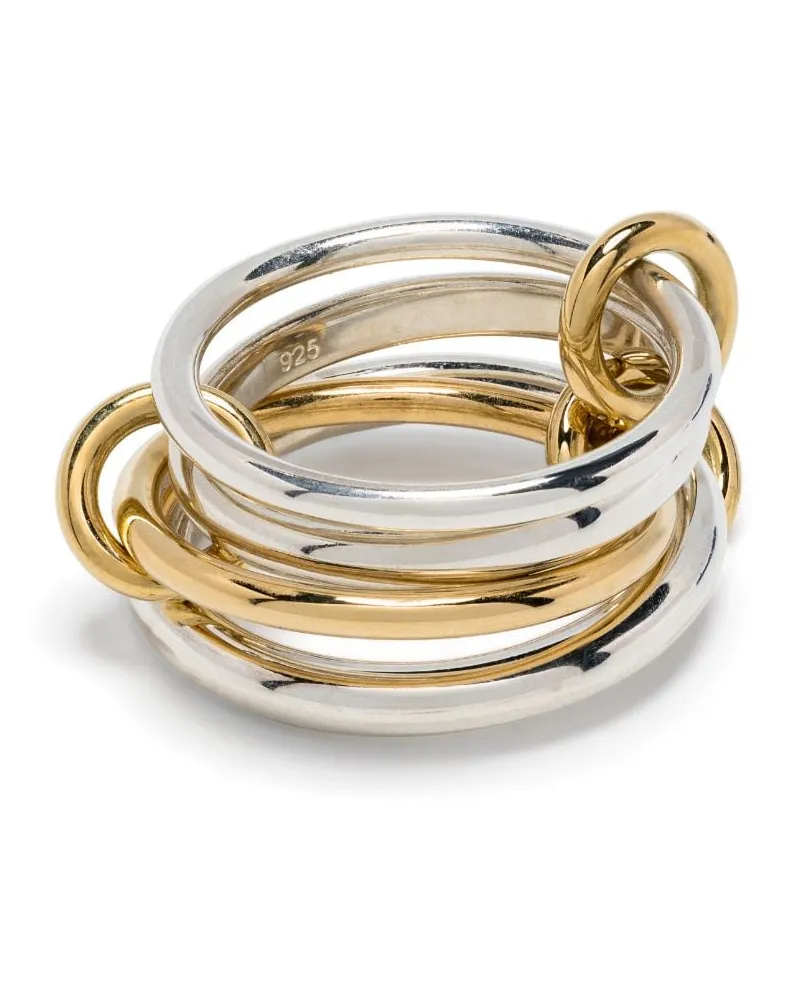 Spinelli Kilcollin 18kt Hyacinth Gelbgold- und Sterlingsilberringe Silber