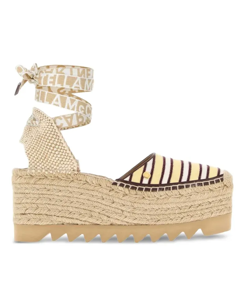 Stella McCartney Espadrilles mit Plateau - Nude Nude