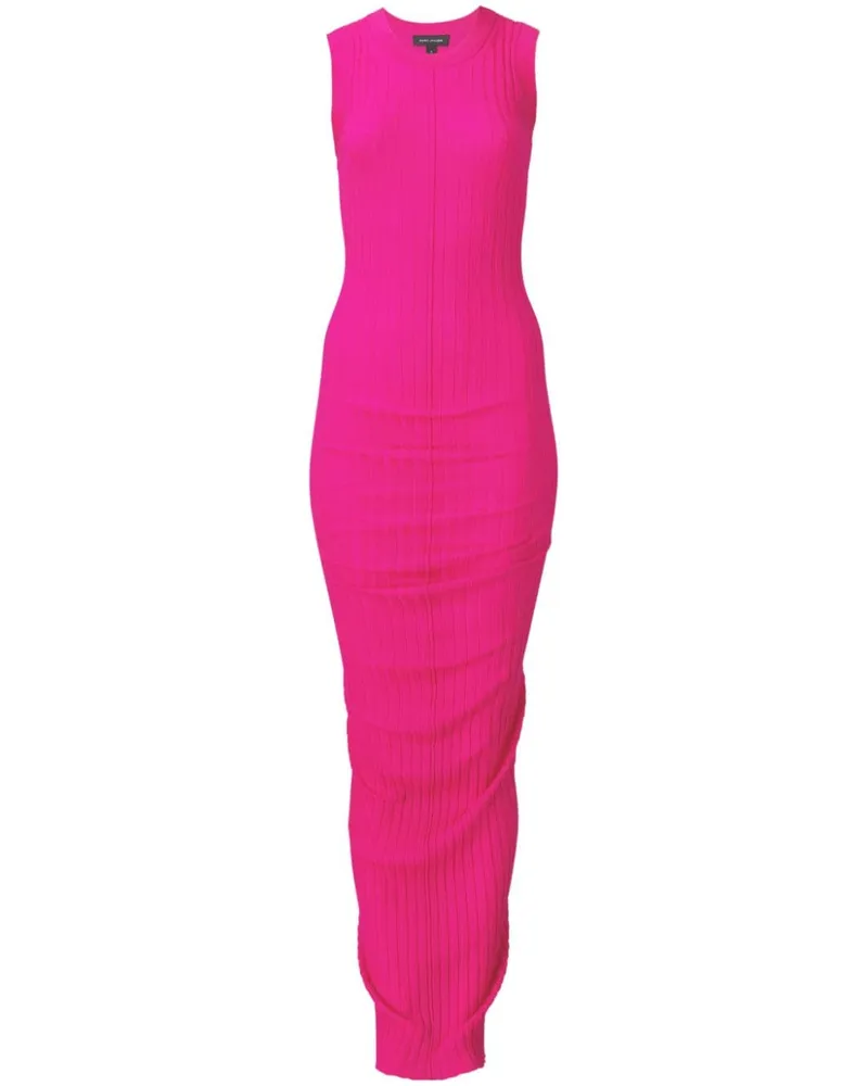 Marc Jacobs merino-wool twisted midi dress Rosa