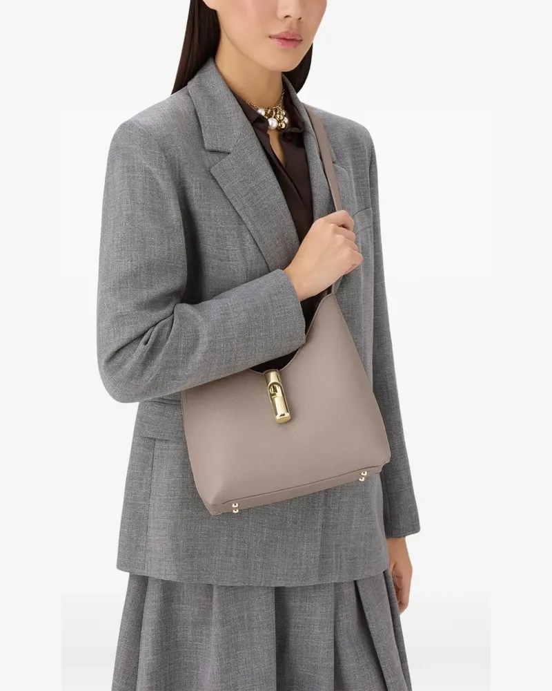 Furla Kleine Goccia Schultertasche - Nude Nude