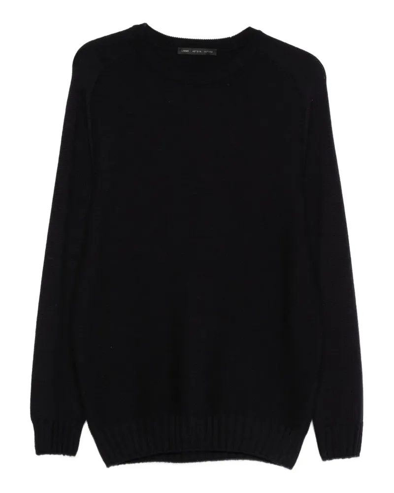 Low Brand Pullover mit Rundhalsausschnitt - Blau Blau