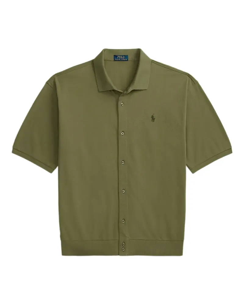 Ralph Lauren logo-embroidered short-sleeve shirt - Grün Grün