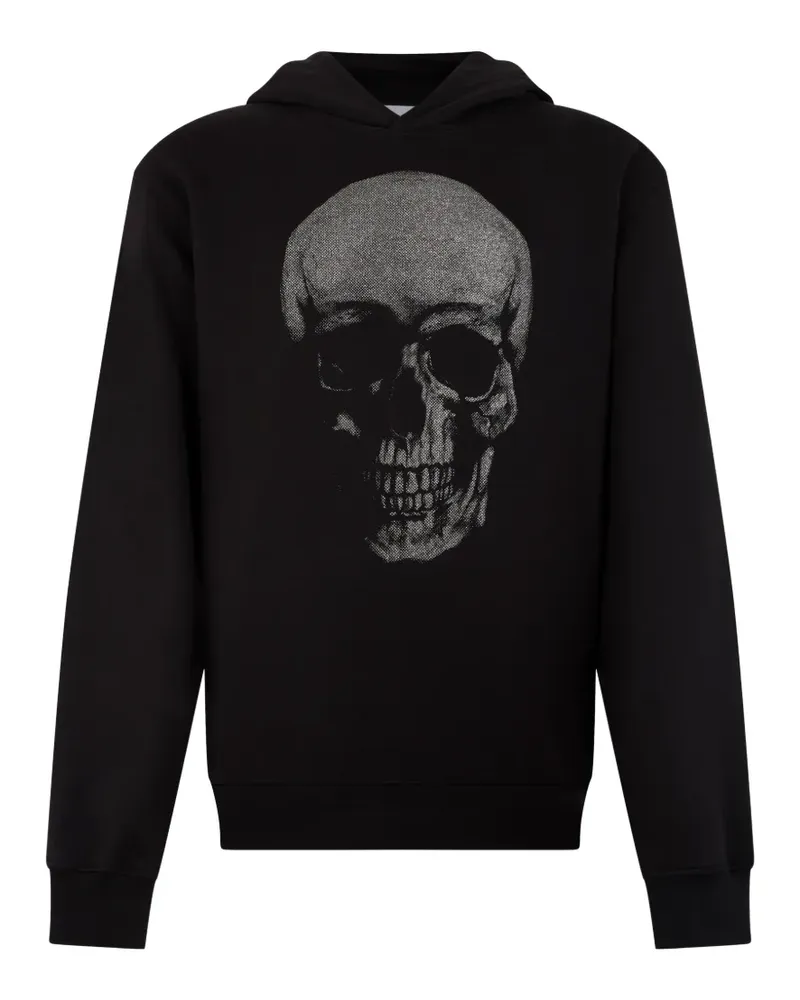 Philipp Plein Hoodie mit Totenkopf-Print - Schwarz Schwarz