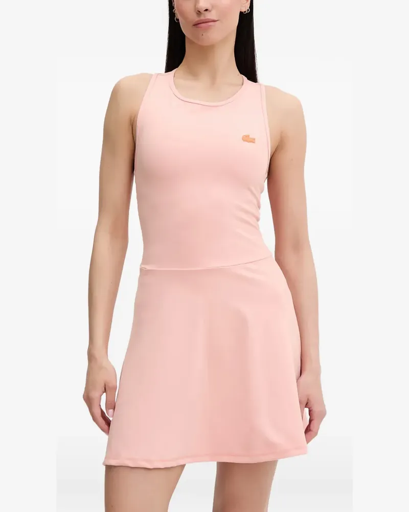 Lacoste Minikleid mit Logo-Patch - Rosa Rosa