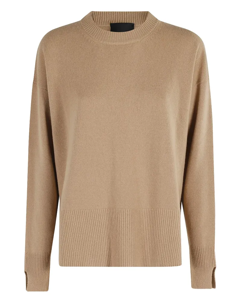 Roberto Collina Pullover mit geripptem Saum - Nude Nude