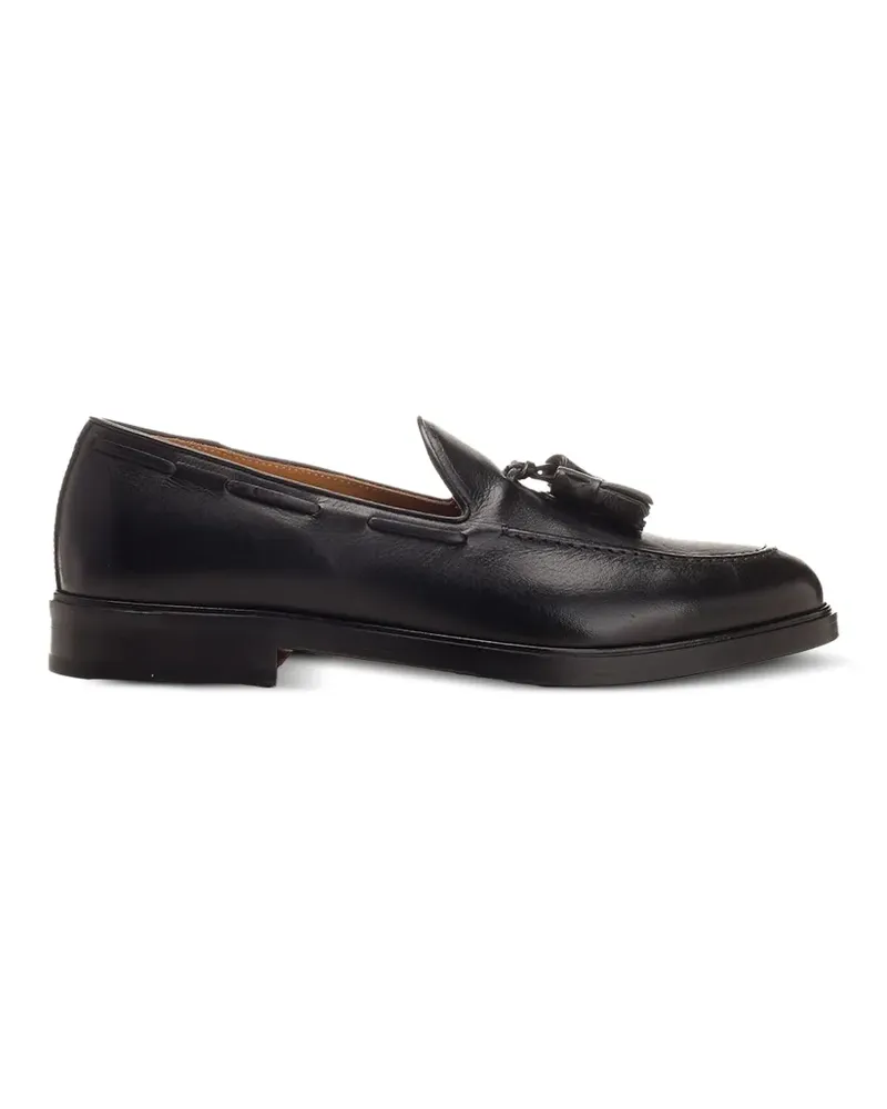 Corvari Segelschuhe mit Quaste - Schwarz Schwarz