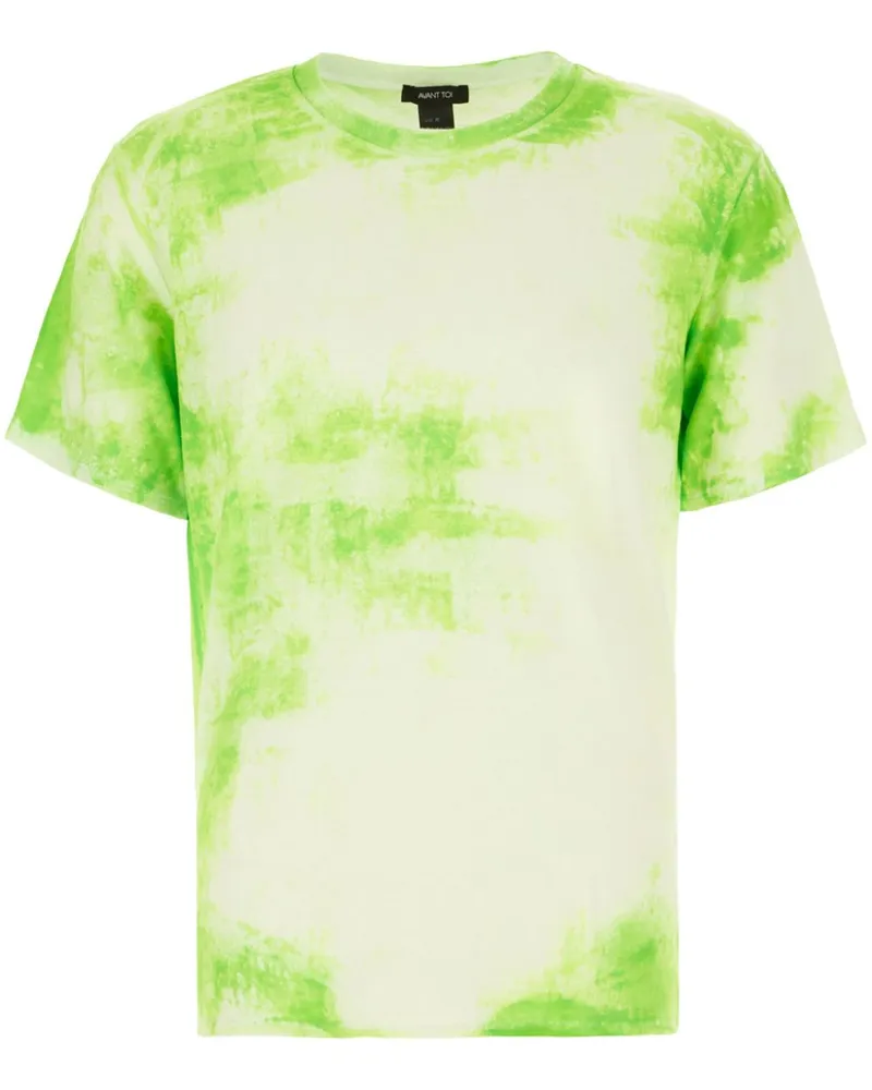 Avant Toi T-Shirt mit abstraktem Print - Grün Grün
