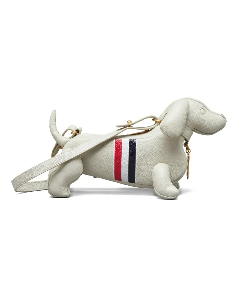 Thom Browne dog-motif cross body bag - Nude Nude