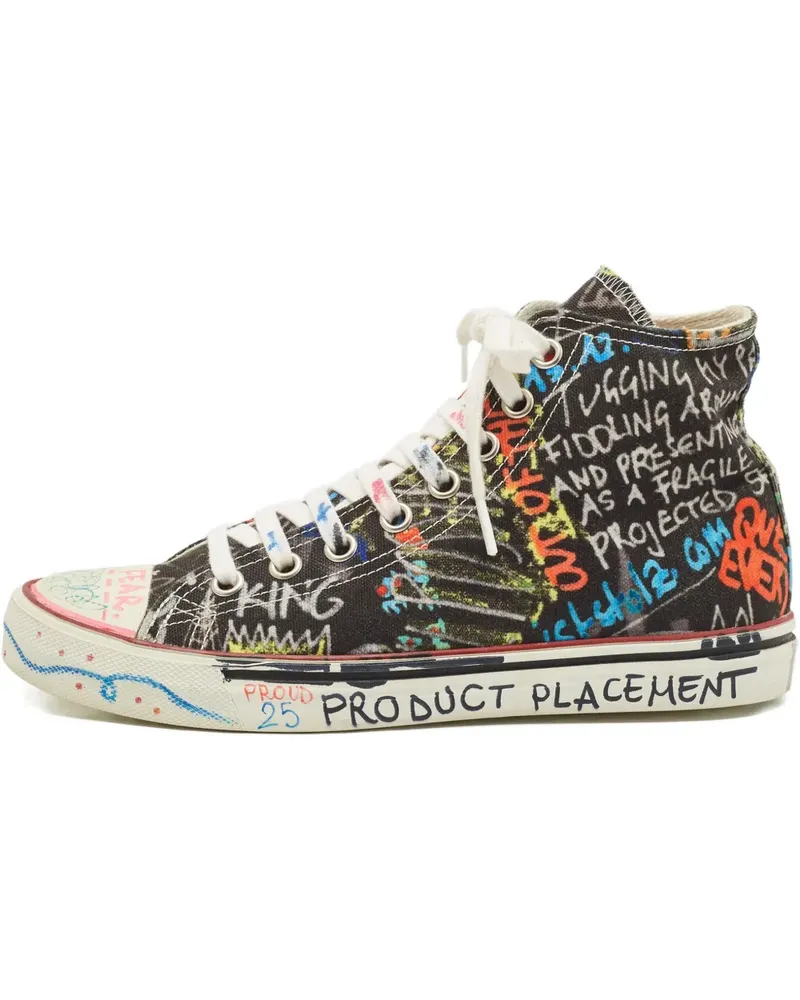 VETEMENTS Sneakers mit Graffiti-Print - Schwarz Schwarz