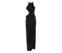 Snake Kleid - Schwarz