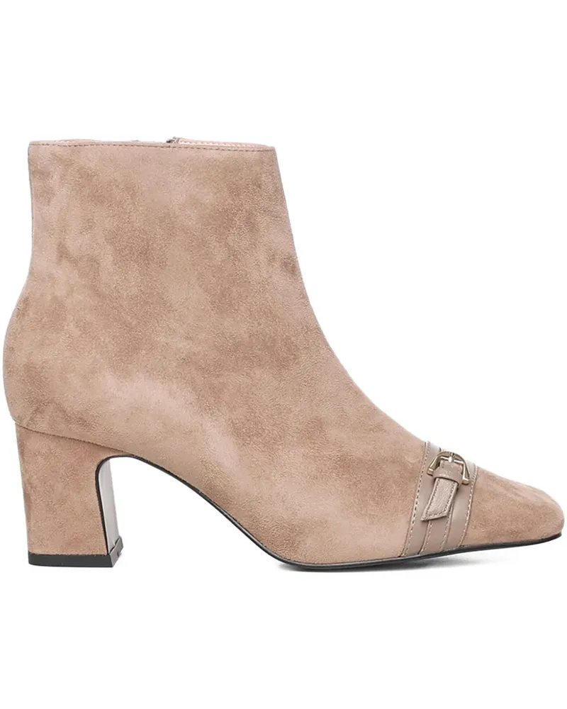 Coccinelle Stiefel mit Schnallenriemen - Nude Nude