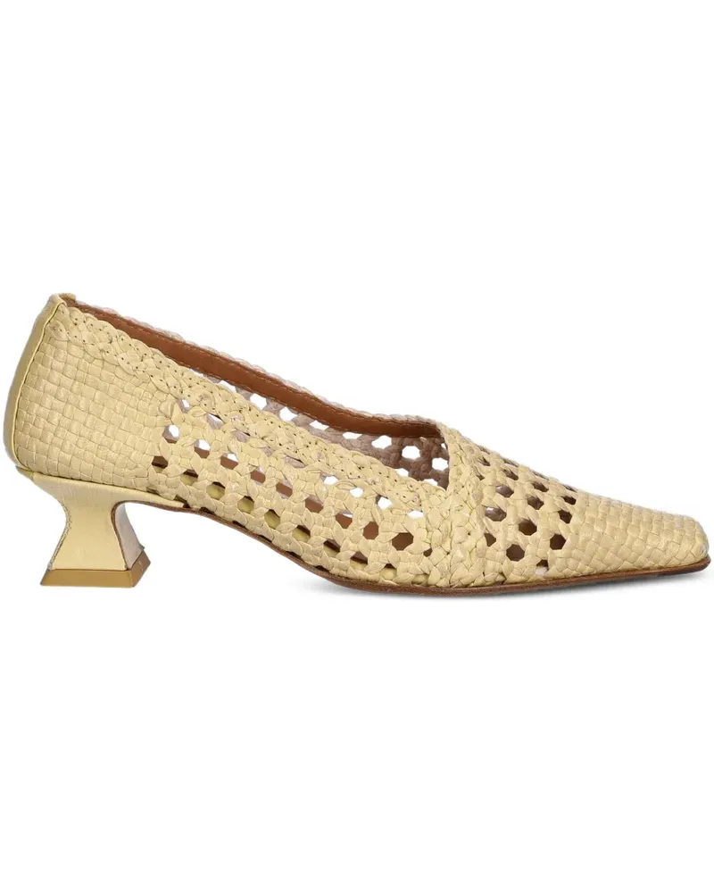 Miista Gisla Pumps mit eckiger Kappe 35mm - Nude Nude