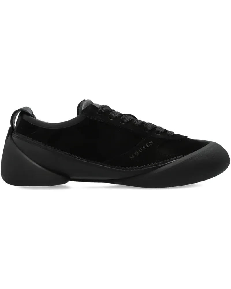 Alexander McQueen Flexion Sneakers aus Wildleder - Schwarz Schwarz