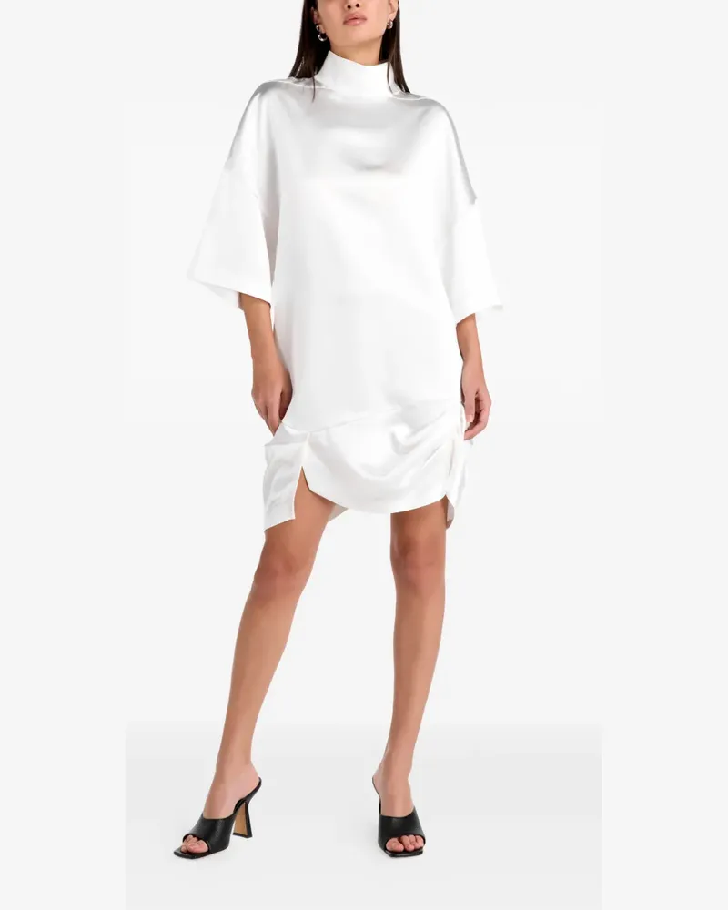 IRO Minikleid mit Stehkragen - Weiß Weiß