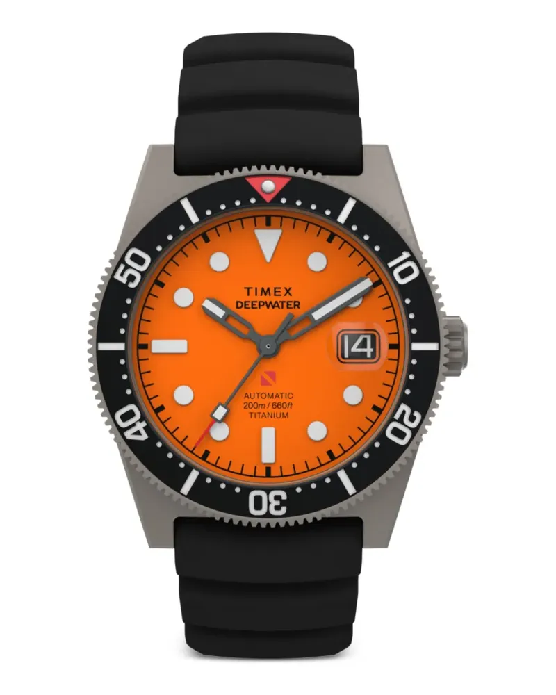Timex Deepwater Reef Titanium 41mm watch - Orange Orange